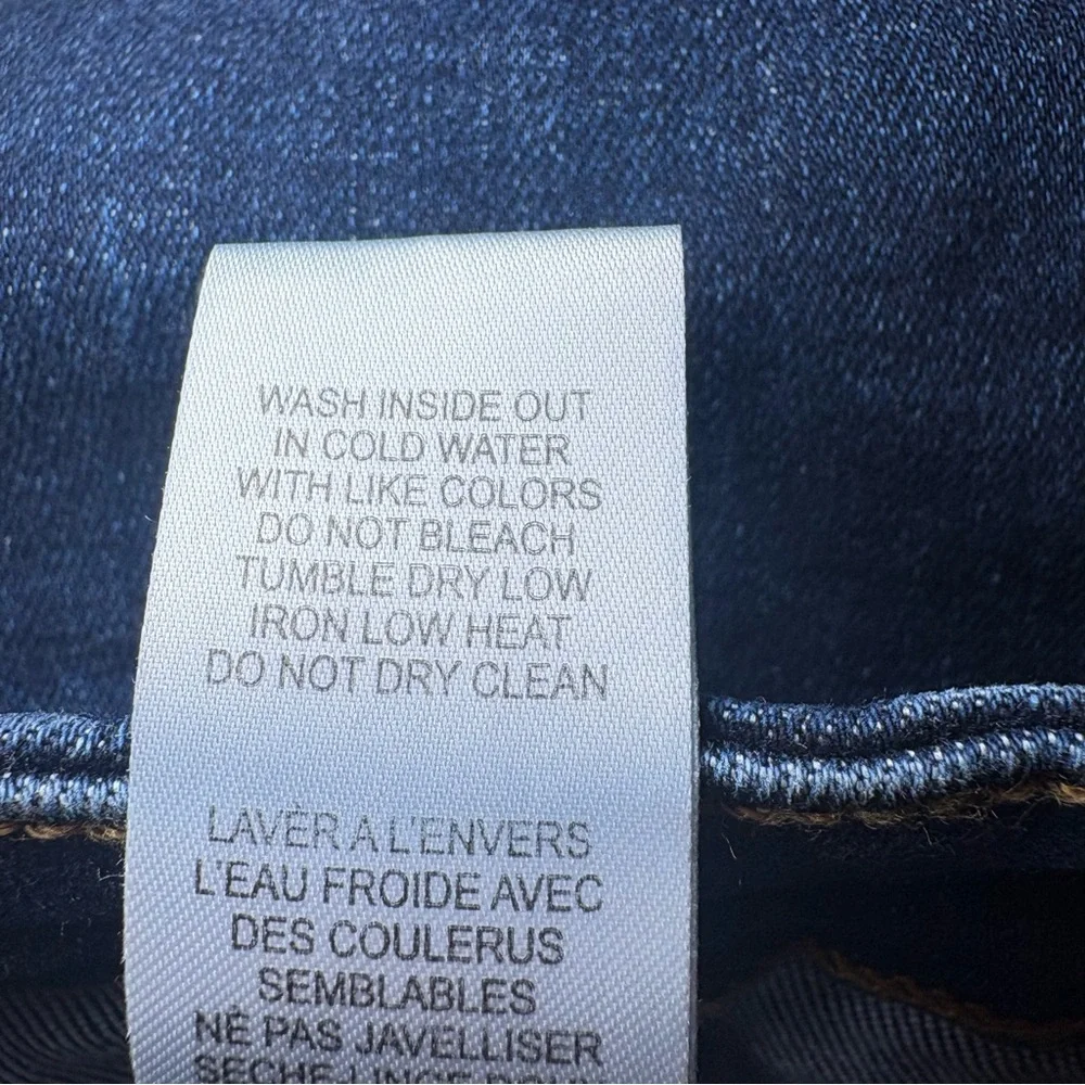 Good American Women's Power Stretch Pull On Straight Jeans Blue Size M - Picture 10 of 10